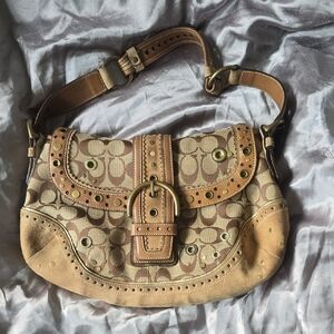 Stylish Brown Designer Shoulder Bag